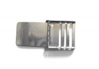 Gurtschnalle mit Heser Tauchtechnik Schriftzug